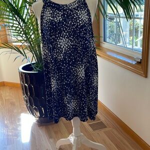 Daniel Rainn Navy and White Halter Top